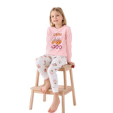 Roly Poly Kız Çocuk Uzun Kollu Pijama Takım Açık Pembe